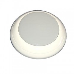 Brillante, 1x LED 3,3W-400lm-3000K, bewegingsmelder, opalen polycarbonaat lichtkap, wit, ta @ 25 gr. C., IP: 54, klasse: I