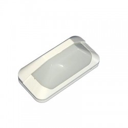 Perla P1, 1x  LED 3,3W-400lm-3000K, schakelbaar, opalen polycarbonaat lichtkap, wit, ta @ 25 gr. C., IP 55, klasse I