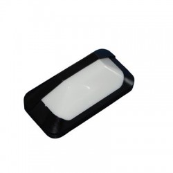 Perla P1, 1x LED 6,6W-830lm-4000K, schakelbaar, opalen polycarbonaat lichtkap, zwart, ta @ 25 gr. C., IP 55, klasse I Perla P1, 1x LED 6,6W-830lm-4000K, schakelbaar, opalen polycarbonaat lichtkap, zwart, ta @ 25 gr. C., IP 55, klasse I