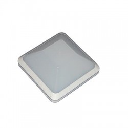 Smeraldo S1, 1x LED 3,3W-400lm-3000K, bewegingsmelder+nood, SmartTest-DALI, opalen polycarbonaat lichtkap, grijs, ta @ 25 gr. C., IP 55, klasse I