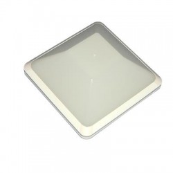 Smeraldo S2, 1x LED 3,3W-400lm-3000K, bewegingsmelder, opalen polycarbonaat lichtkap, wit, ta @ 25 gr. C., IP 55, klasse I Smeraldo S2, 1x LED 3,3W-400lm-3000K, bewegingsmelder, opalen polycarbonaat lichtkap, wit, ta @ 25 gr. C., IP 55, klasse I