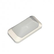 Topazio T1, 1x LED 3,3W-400lm-3000K, schakelbaar, opalen polycarbonaat lichtkap, wit, ta @ 25 gr. C., IP 55, klasse I