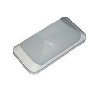 Topazio T2, 1x LED 3,3W-400lm-3000K, bewegingsmelder+nood, SmartTest-DALI, opalen polycarbonaat lichtkap, grijs, ta @ 25 gr. C., IP 55, klasse I