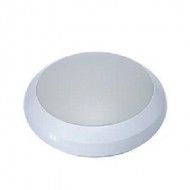 Armstrong 380, 2x LED 6,6W-1600lm-4000K, Schakelbaar , opalen polycarbonaat lichtkap, wit, ta @ 25 gr. C., IP 65, klasse I