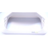 esthetische polycarbonaat rand t.b.v. Perla P1, wit, voorzien van lichtsensorgat, metaalschroeven en anti-verliesringen / VE = 50 stuks