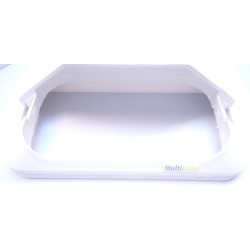 esthetische polycarbonaat rand t.b.v. Perla P1, wit, met schroeven en anti-verliesringen / VE = 50 stuks